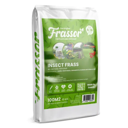 Organifer - Frassor Engrais issus de l'insecte (10 kg – pour 100 m2)