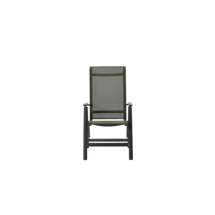 Gala verstelbare stoel carbon black/ moss green - Garden Impressions 3