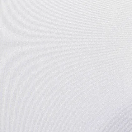 Nappe housse Oviala Stretch pour table pliante 180cm double ouverture blanc 3