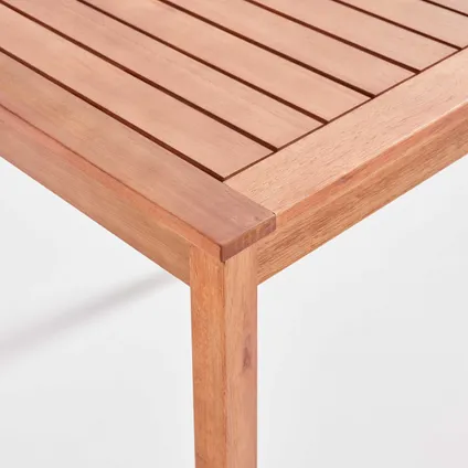 Table Oviala Sete et 2 chaises pliantes en bois d'eucalyptus 4
