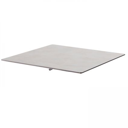 Plateau de table stratifié 70x70 cm béton Oviala Opéra gris clair