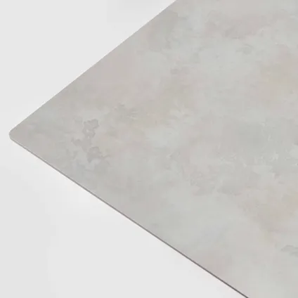 Oviala Opéra Tafelblad van gelamineerd materiaal 70x70 cm lichtgrijs beton 5