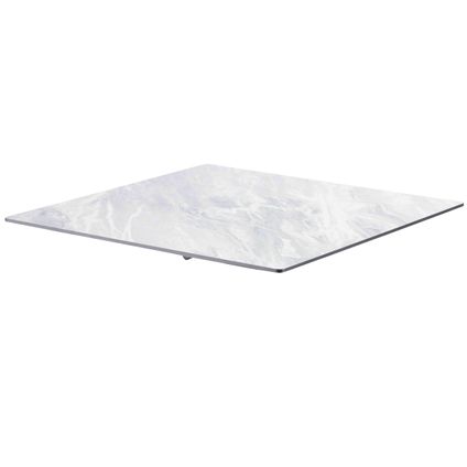 Oviala Tafelblad van gelamineerd materiaal 70x70 cm marmer