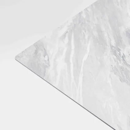 Oviala Opéra Tafelblad van gelamineerd materiaal 70x70 cm marmer 5