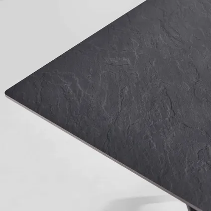Oviala Laminaat tafelblad 60x60 cm leisteen donkergrijs 4