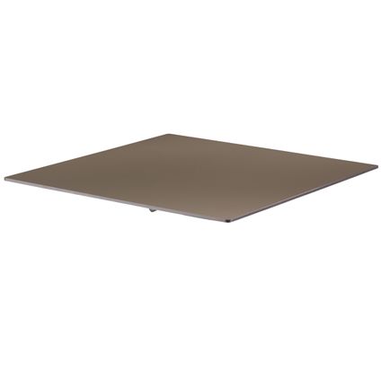 Oviala Tafelblad van gelamineerd materiaal 60x60 cm taupe