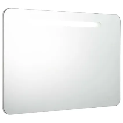Maison du'monde - Armoire de salle de bain à miroir LED 80x9,5x55 cm 2