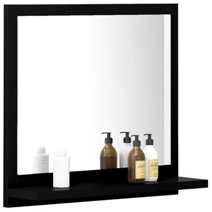 Maison du'monde - Miroir de salle de bain Noir 40x10,5x37 cm Aggloméré 3
