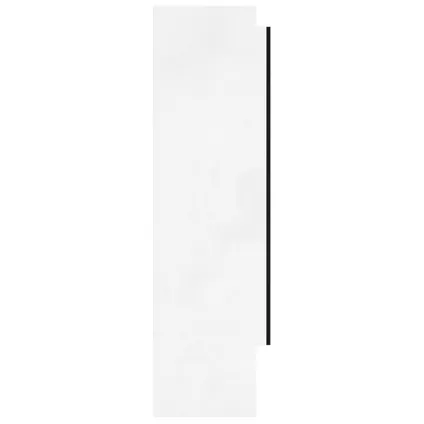 Maison du'monde - Badkamerkast met spiegel 80x15x60 cm MDF glanzend wit 6