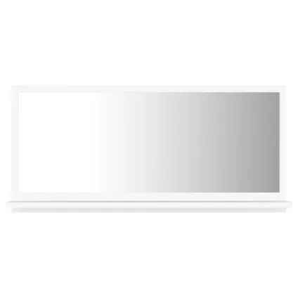 Maison du'monde - Miroir de salle de bain Blanc 80x10,5x37 cm Aggloméré 2