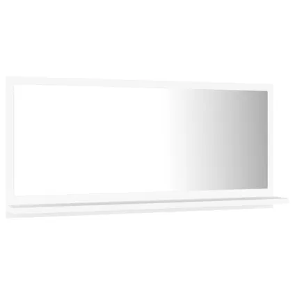 Maison du'monde - Miroir de salle de bain Blanc 80x10,5x37 cm Aggloméré 3