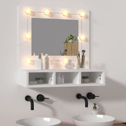 Maison du'monde - Armoire à miroir avec LED blanc 60x31,5x62 cm