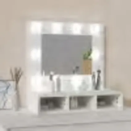 Maison du'monde - Spiegelkast met LED-verlichting 60x31,5x62 cm wit 3