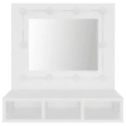 Maison du'monde - Armoire à miroir avec LED blanc 60x31,5x62 cm 5