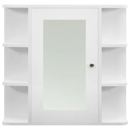 Maison du'monde - Armoire à miroir de salle de bain Blanc 66x17x63 cm MDF 4