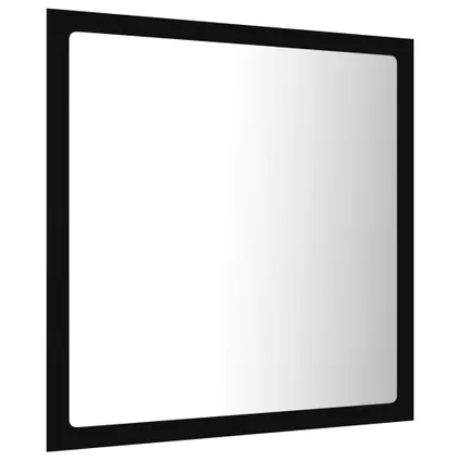Maison du'monde - Badkamerspiegel LED 40x8,5x37 cm acryl zwart 7