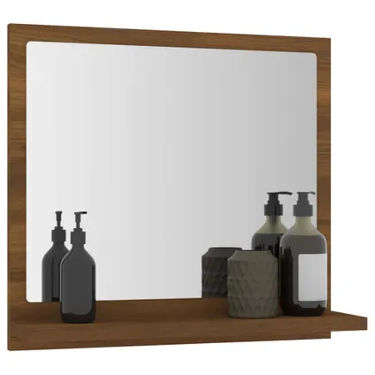Maison du'monde - Miroir de bain Chêne marron 40x10,5x37 cm Bois d'ingénierie 6