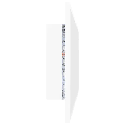 Maison du'monde - Badkamerspiegel LED 100x8,5x37 cm acryl wit 8