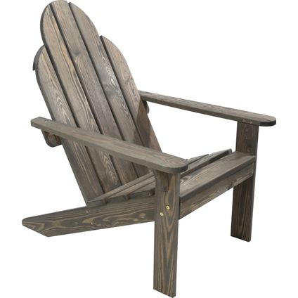 Chaise de jardin en bois Stable Canadian Deckchair - Marron