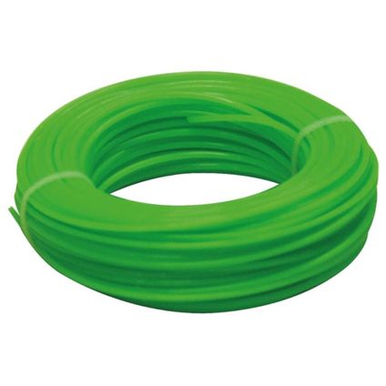 Toolland Trimmerdraad, nylon, groen, 1.6 mm, 100 m