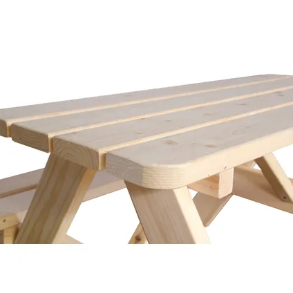 Sens-Line - Jimmy kinder picknicktafel - naturel - 90cm 4