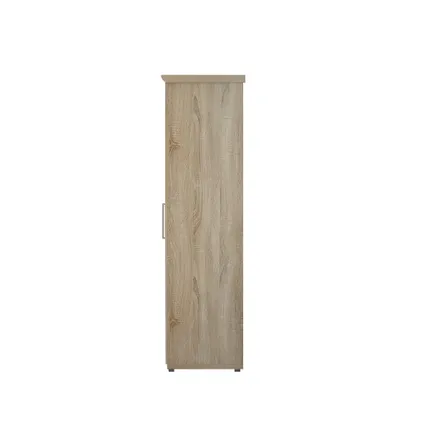Interiax Kledingkast 'Mila' 3 deuren Sonoma (183x120x52cm) 4
