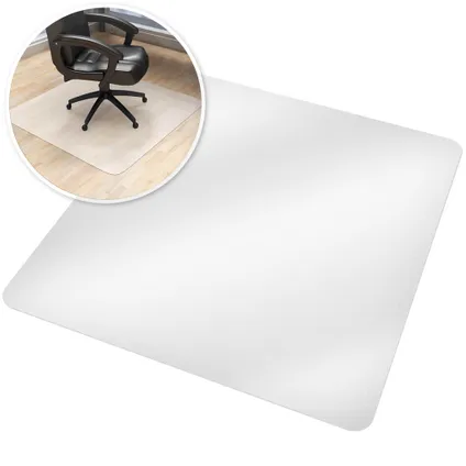 Tectake® - Vloerbeschermende mat 120 x 120 cm - wit - voor bureaustoelen - art nr 401696 4
