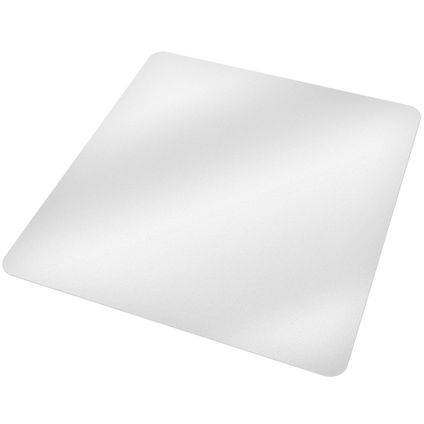 Tectake® - Vloerbeschermende mat 90 x 90 cm - wit - voor bureaustoelen 401693