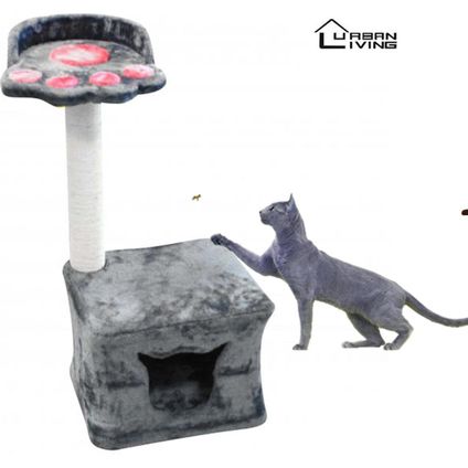 Kats meuble à gratter Post 30x30x65cm crème/gris