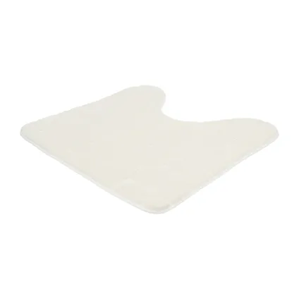Tapis de toilette en mousse à mémoire de forme 4goodz Pebbles - Tapis de toilette 50x45 cm - Crème 6