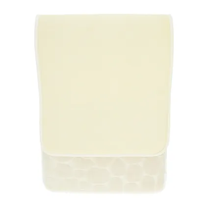 Tapis de douche en mousse à mémoire de forme 4goodz Pebbles Double vasque - 120x45 cm - Crème 6