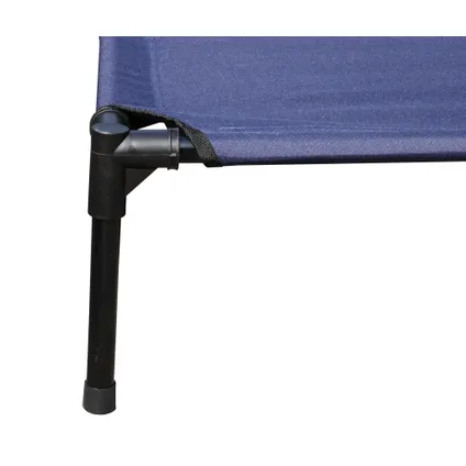 4animalz® Chaise longue Ventilée pour chien - Large - 122x92 cm - bleu 4