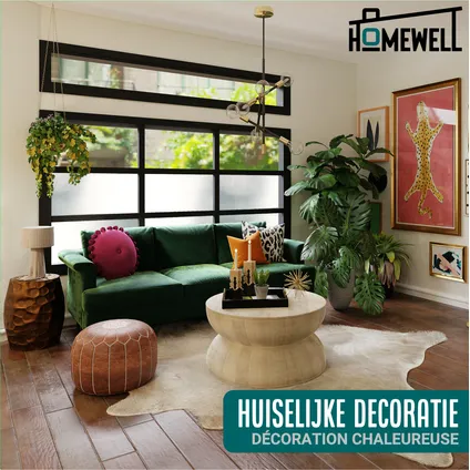 Homewell Raamfolie HR++ 70x300cm - Zonwerend & Isolerend - Anti inkijk - Zelfklevend - Matglas 4
