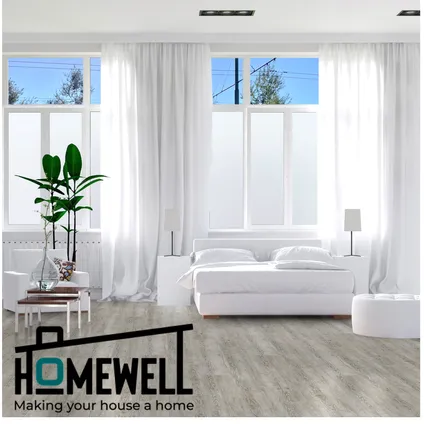 Homewell Raamfolie HR++ 70x300cm - Zonwerend & Isolerend - Anti inkijk - Zelfklevend - Matglas 10