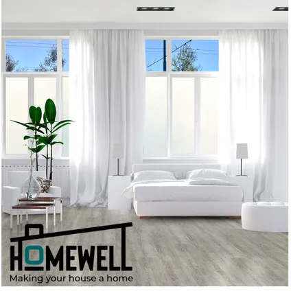 Homewell Raamfolie HR++ 45x500cm - Zonwerend & Isolerend - Anti inkijk - Statisch - Melkglas 10