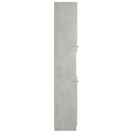 Maison du'monde - Badkamerkast 32x34x188,5 cm bewerkt hout betongrijs 9