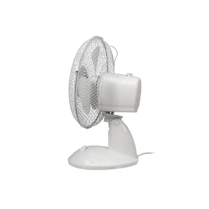 Perel - ventilateur de table - blanc 2