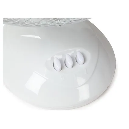 Perel - ventilateur de table - blanc 3