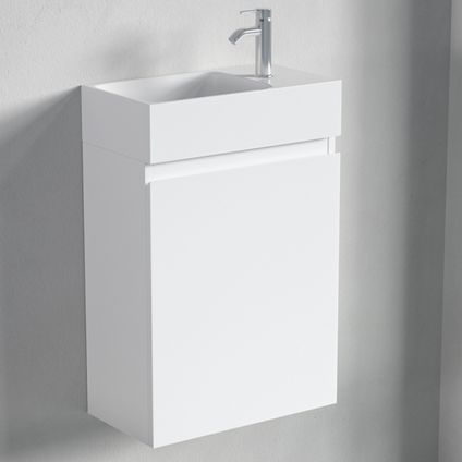 LOMAZOO meuble lave-mains Malibu blanc brillant - 40cm