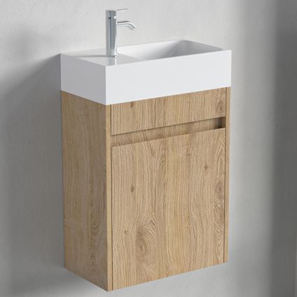 LOMAZOO meuble lave-mains Ibiza chêne clair - 40cm