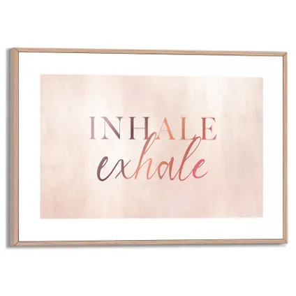 Schilderij Inhale Exhale 30 x 20 cm