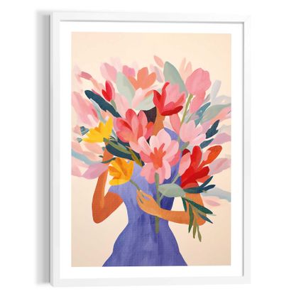 Schilderij Spring Girl 50 x 70 cm