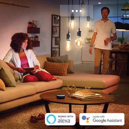 Philips Hue Pack d'expansion E27 White Globe - 2 lampes 6