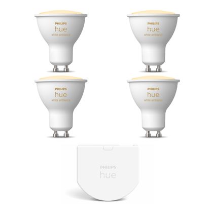 Philips Hue Pack d'expansion White & Color Ambiance GU10