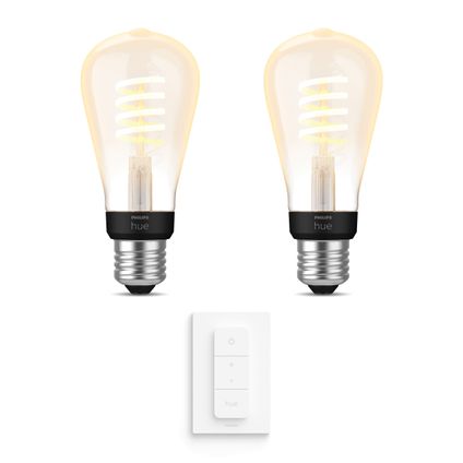 Philips Hue Pack d'expansion E27 - White Ambiance Edison Groot