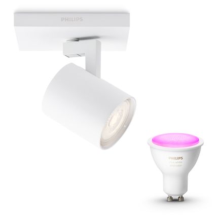 Philips Runner Opbouwspot Wit - Hue White & Color Ambiance