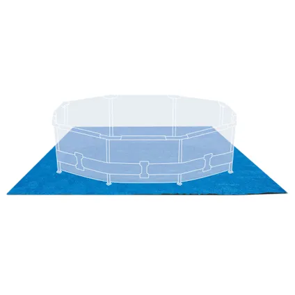 Piscine Gonflable Ronde Easy Set Intex - 305 x 61 cm - Bleue - Incluse Accessoire CB8 6