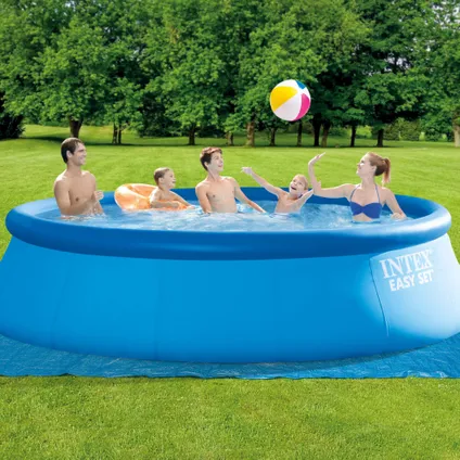Intex Rond Opblaasbaar Easy Set Zwembad - 457 x 122 cm - Blauw - Inclusief Accessoires CB41 2