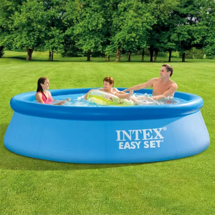 Intex Rond Opblaasbaar Easy Set Zwembad - 305 x 76 cm - Blauw - Inclusief Accessoires CB25 2