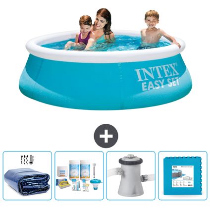 Intex Rond Opblaasbaar Easy Set Zwembad - 183 x 51 cm - Blauw - Inclusief Accessoire CB2